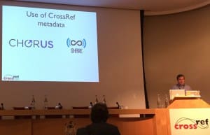 CrossRef’s Ed Pentz discusses CHORUS as part of his Annual Meeting presentation at The Royal Society in London, 12 November 2014.  